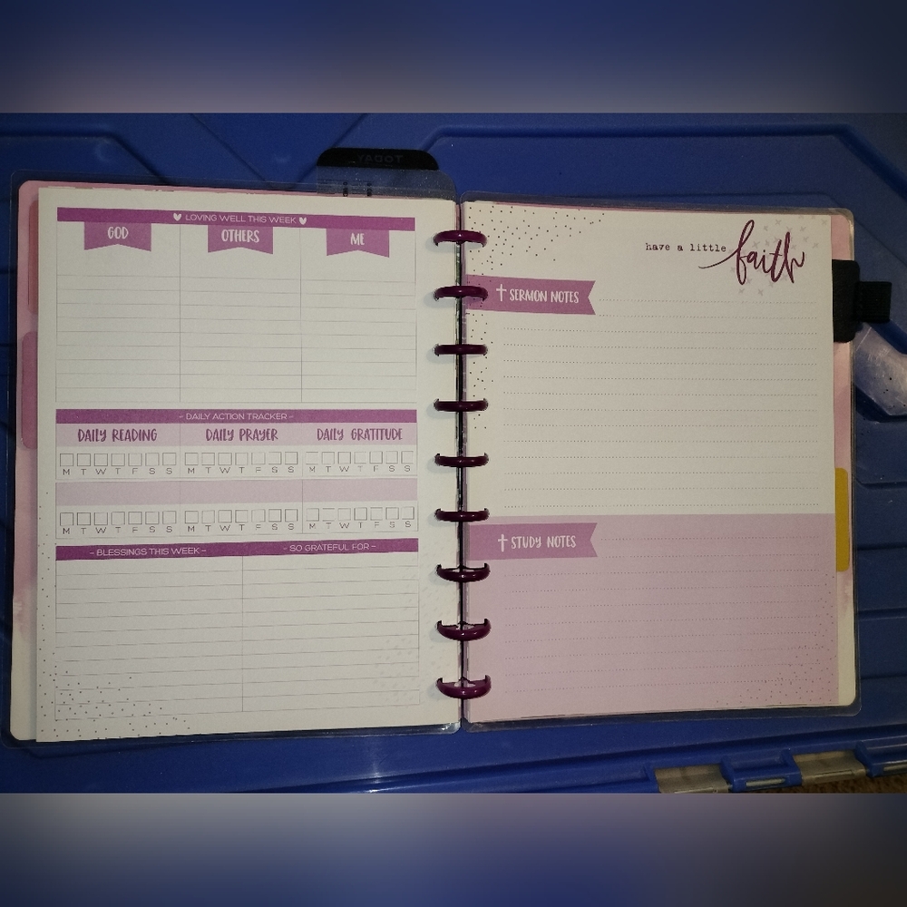 Floral Spiral PRAYER JOURNAL with Inspirational Quote - Picture 9 of 14